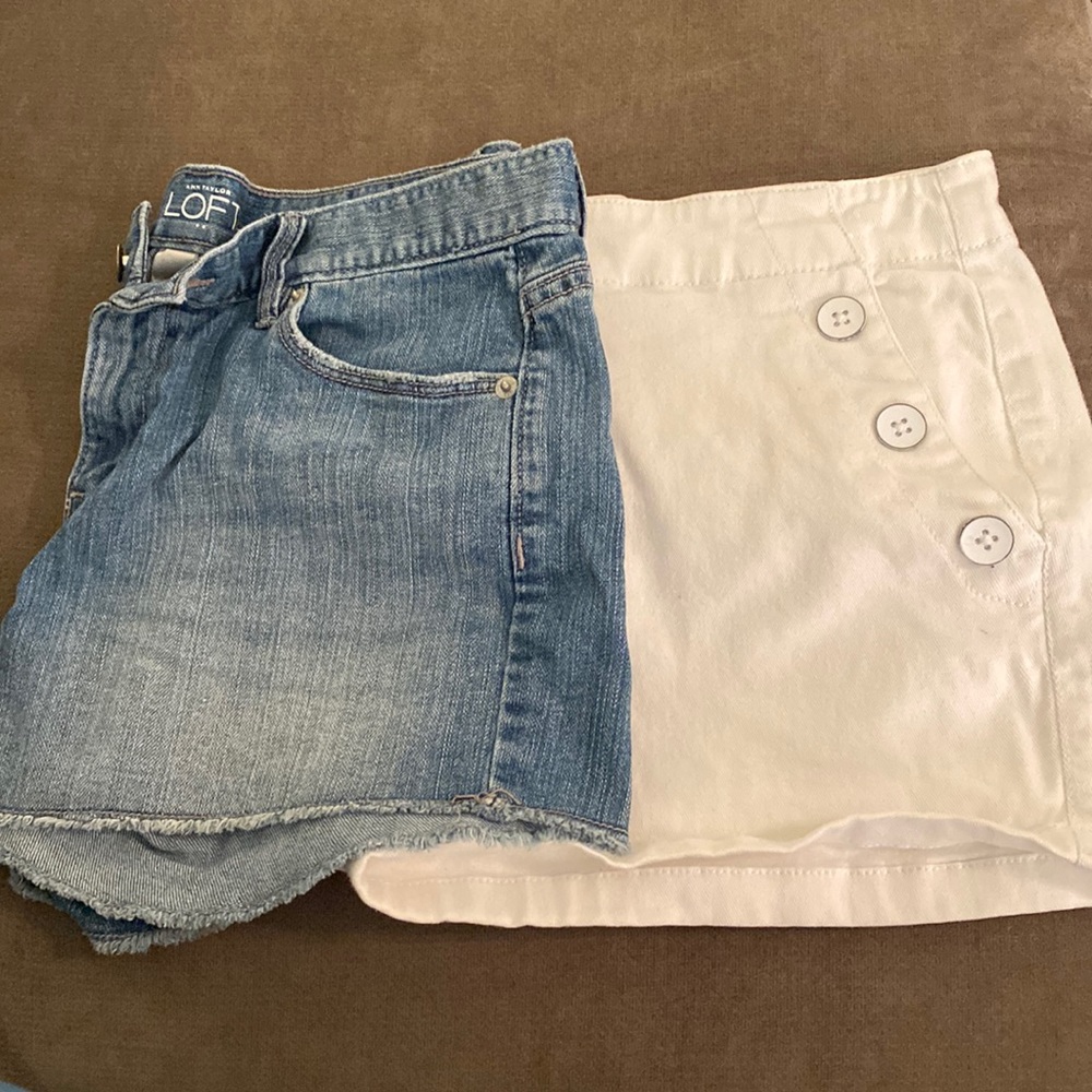 LOFT size 4 shorts set